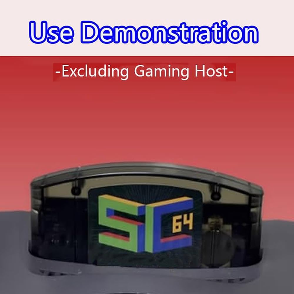 UYXOERA Summer Cart SC 64 HD Loader Replacement Flash, Fast Reading Card Full Compatible with SN64, with 64GB TF Card, Open Source Development
