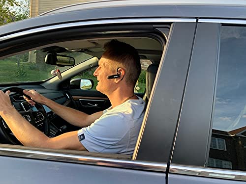 Noellie Bluetooth Earpiece, Wireless Handsfree, Noise Cancelling in-Ear Headset Earbuds, Great for Driving Business Leisure Compatible with Phones