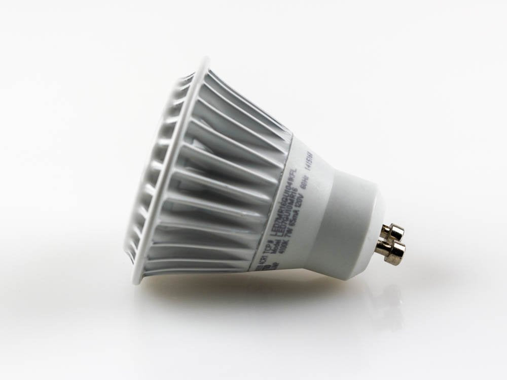 TCP LED7MR16GU1041KFL MR16 LED Bulb, GU10, 7W (50W Equiv.) - Dimmable - 4100K - 550 Lm.