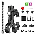 Bike Motorcycle Camera Mount Bundle Kit for Insta 360 ONE X5, X4, X3, X2, Include 360° Ballhead Handlebar Clamp Extension Rod and Helmet Flexible