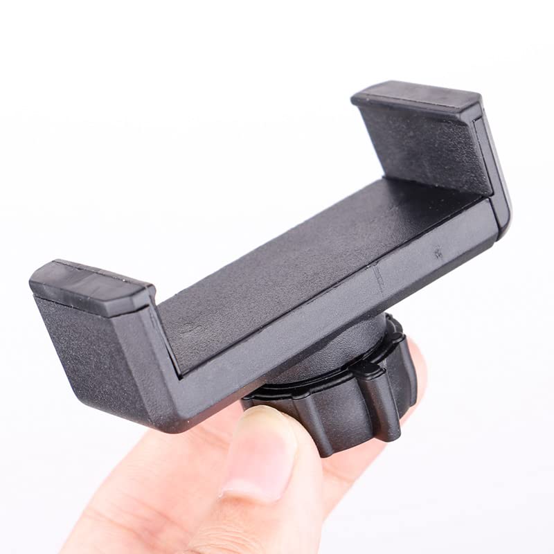 VizGiz 2 Pack Ring Light Phone Holder Replacement Clamp 17mm Rotate Ball Hole Clip Base for Hose Gooseneck Support Stand Live Broadcast Tripod Monopod