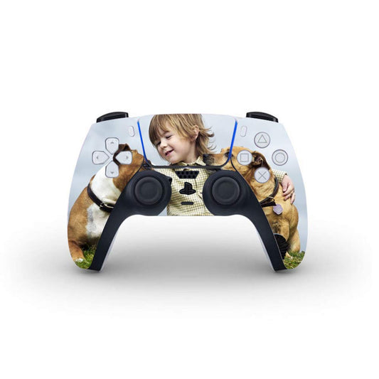 Custom Vinyl Skin Sticker Decal Cover for PS5 PlayStation Controller with Your Own Picture