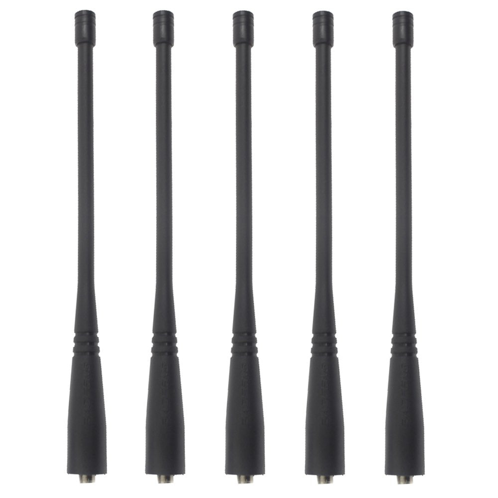Tenq 5 × Dual Band Antenna SMA-f 136-174&400-520mhz for Baofeng Uv-5r/5ra/5rb/5rc/5rd/5re/5replus/3r+