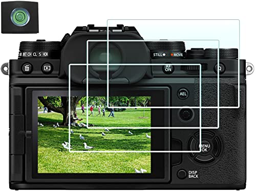 HUIPUXIANG X-T5 Screen Protector for Fuji Fujifilm XT5 Camera (for accessories),[3 Pack] 0.3mm High Definition 9H
