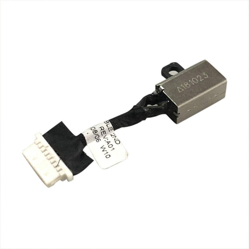Zahara DC Power Jack Socket Plug Charging Port with Cable P93G Replacement for Dell Inspiron 14 5481 5482 5485 5491 5591 2-in-1 450.0F903.0011 WJXD9