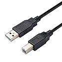 AlyKets USB 2.0 Printer Cable/Cord for Canon MX492 MX490 MX479 MX472 MP150 MP230 MP499 Printer, Brother, HP, Lexmark, Epson, Dell, Xerox, Samsung etc