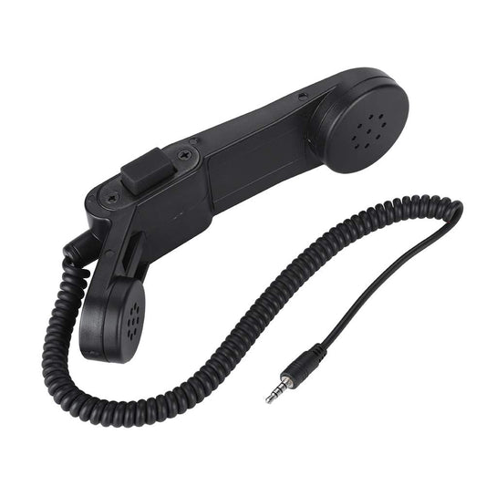PUSOKEI Retro/Old Fashion Telephone/Vintage Corded Landline,3.5mm Plug Handheld Speaker Mic HiFi Sound Shoulder/Handheld Retro Telephone Handset