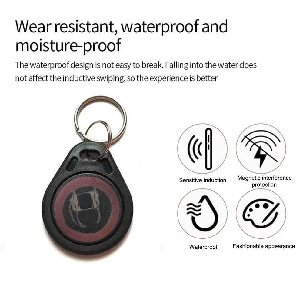 20 PCS 13.56 MHz UID Writable Rewritable Clone IC Smart Key Fobs, Compatible with MIFARE Classic 1K, RFID Blank Tag for Access Control Key Tag