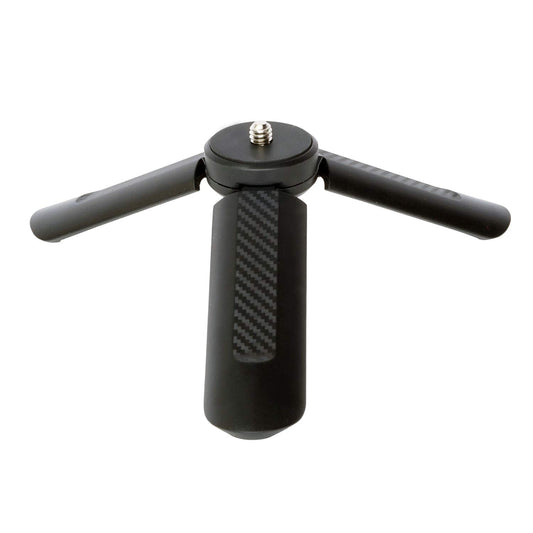 Movo TR-1 Compact Mini Tabletop Tripod/Hand Grip with 1/4" Screw and Folding Feet. Compatible with GoPro, DSLR, Camera, Osmo, Pocket Projector, Zoom
