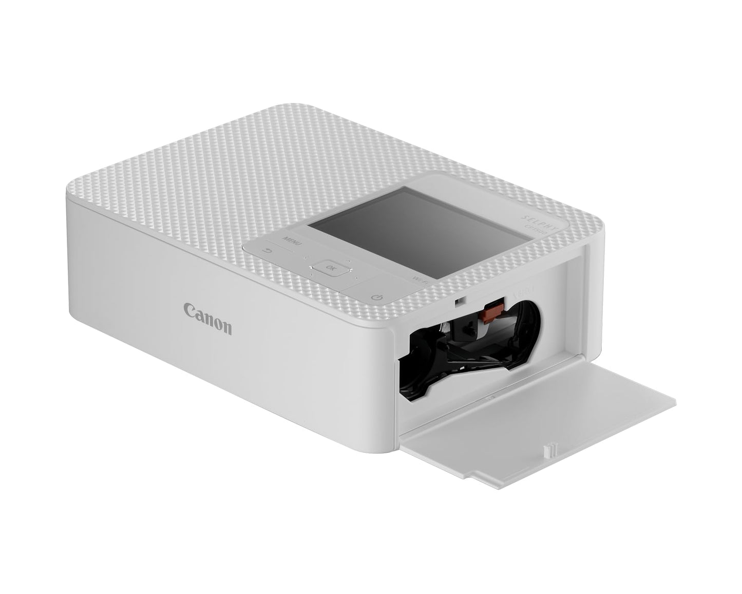Canon Selphy CP1500 Wireless Compact Photo Printer (White) + RP-108 High-Capacity Color Ink/Paper Set, 4"x6" Prints, 108 Sheets