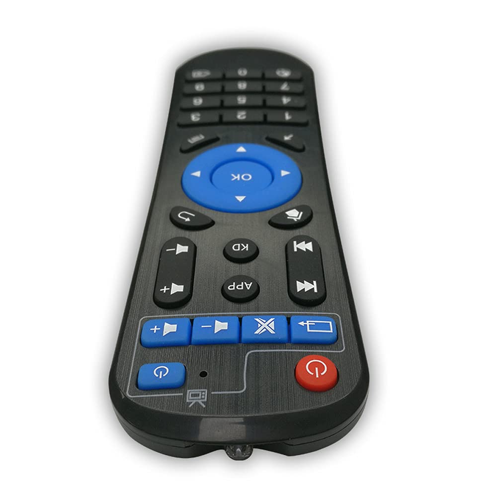 Amiroko Remote Control Replacement Compatible with Android TV Box T95, T95 MAX, T95Z Plus, T95K T95V T95U T95W Pro, T95 X2, Qbox, Q Plus, X96, H96