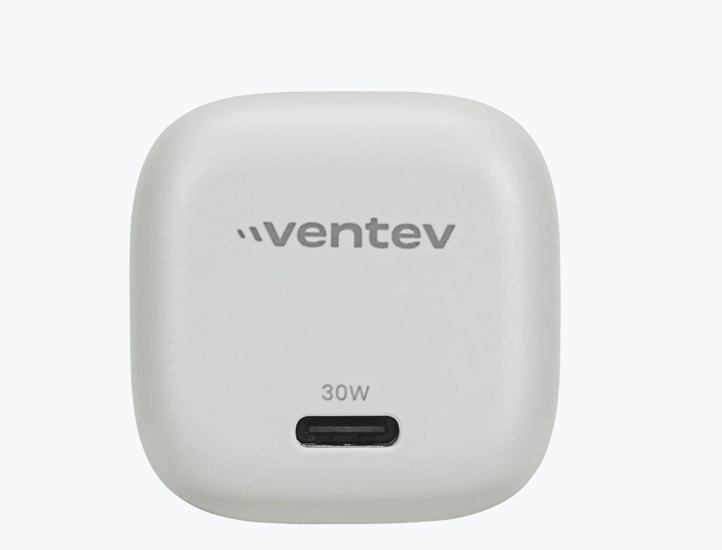 Ventev - 30W USB C Wall Charger for iPhone 16/16 Pro, iPhone 15/15 Pro/15 Pro Max, AirPods Pro, iPad Pro, iPad Air, Pixel 9, Samsung Galaxy S25 Ultra