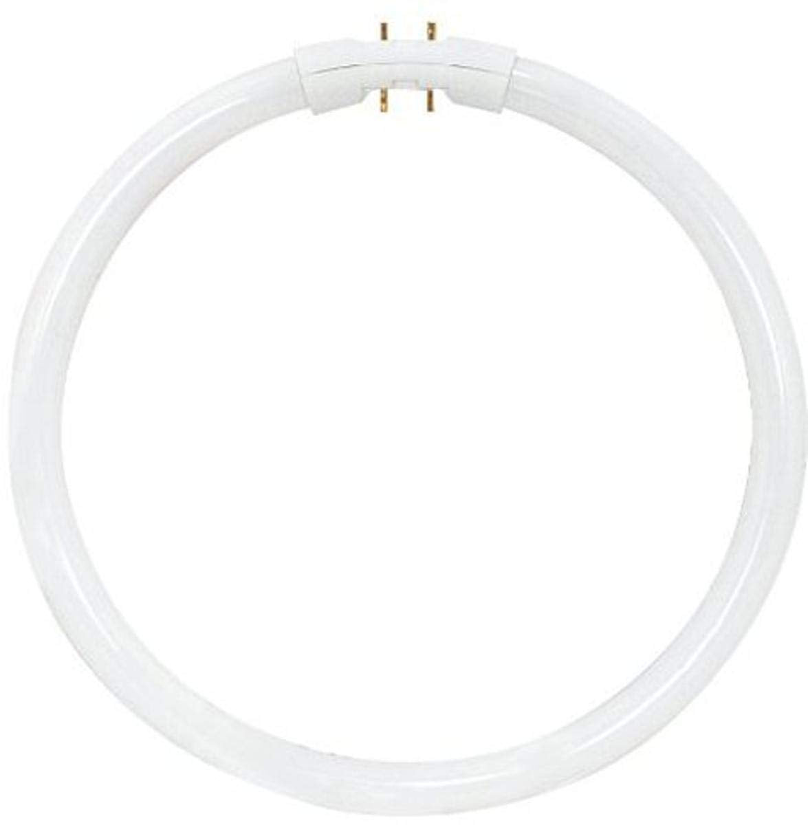 Satco S8160 4100K 40-Watt 2GX13 T5 Circline High Performance Lamp, Cool White