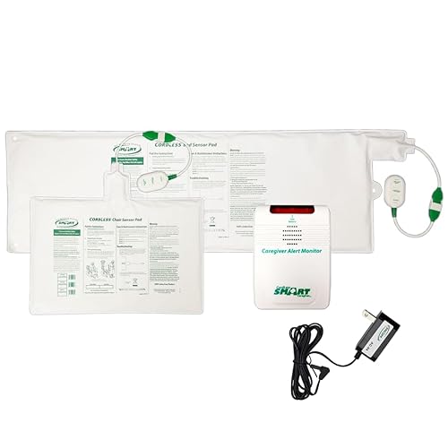 Smart Caregiver Cordless Bed and Chair Exit System - No Alarm in Resident's Room! Smart Caregiver 433BC1AC-SYS