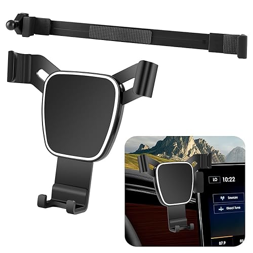 LUNQIN Car Phone Holder for Lincoln Navigator 2022 2023 2024 Auto Accessories Navigation Bracket Interior Decoration Screen Dash Board Mobile Cell