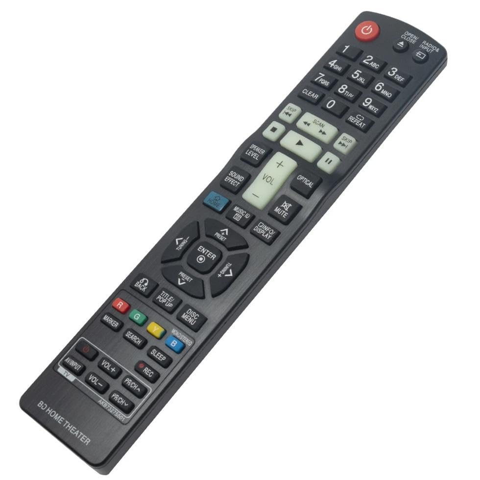 AKB73275501 Remote Control for LG Blu-ray Home Theater in Living Rooms or Rooms, No Programming or Pairing Needed, Replacement Remote Compatible
