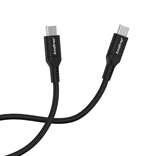 USB C to USB C Cable, Amaitree[Universal 60W/100W/240W]3Ft Fast Charging 240W TPE USB C Cord, 5A iPhone USB C Car Play Charging Data Cable iPhone