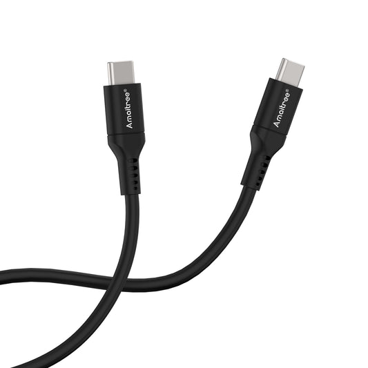 USB C to USB C Cable, Amaitree[Universal 60W/100W/240W]3Ft Fast Charging 240W TPE USB C Cord, 5A iPhone USB C Car Play Charging Data Cable iPhone