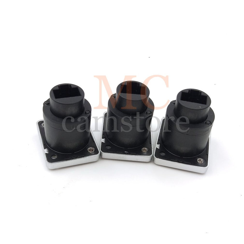 3pcs x RJ45 Waterproof Connector sockets, Ethernet Panel Mount RJ45 Wall Plug Connector