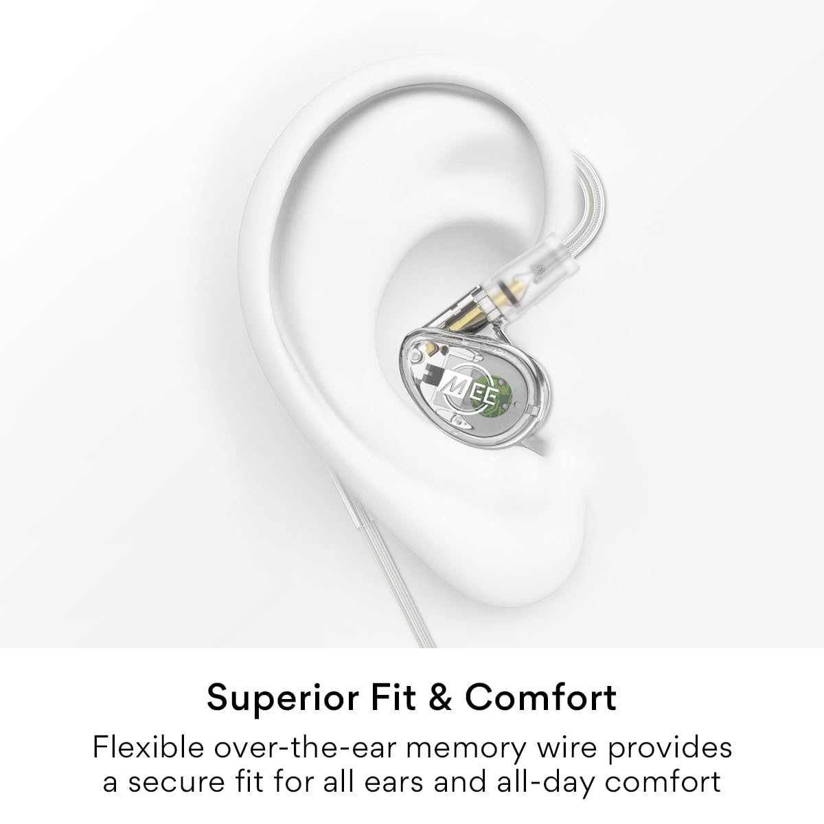 MEE audio Professional MX1 PRO Advanced Dynamic Driver Musician's in Ear Monitor Headphones with Balanced Sound, Noise Isolating Earbuds Earphones…