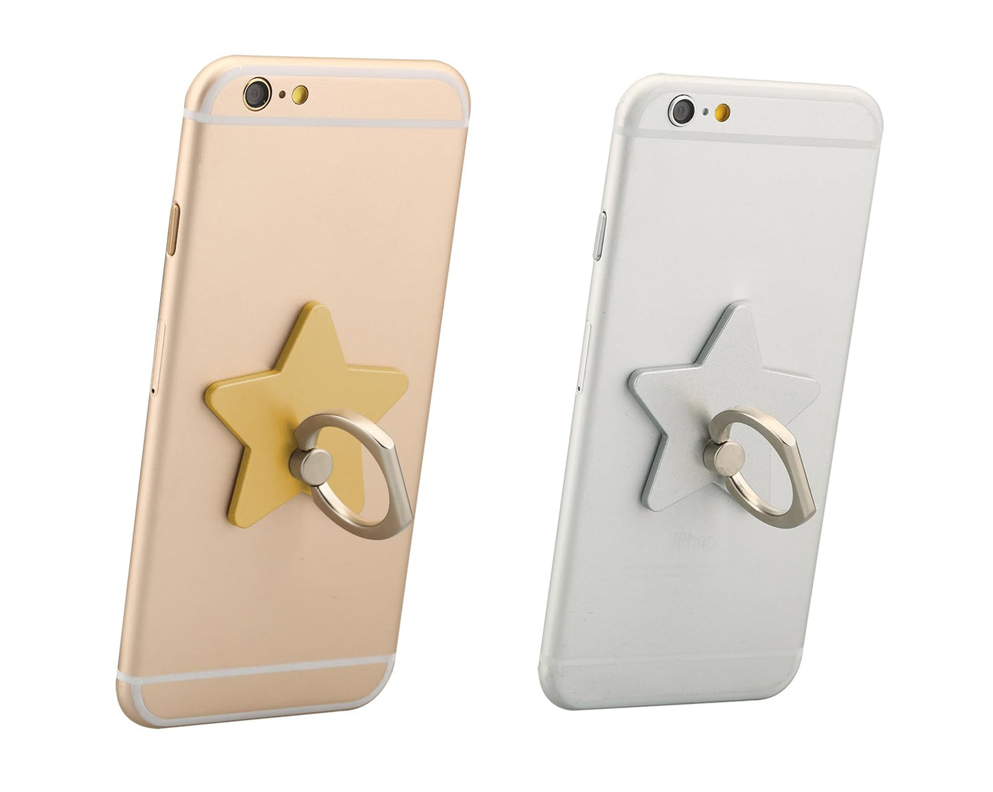 lenoup z179 (4 pcs) Cell Phone Holder,Star Phone Ring Kickstand,Universal 360 Rotation Cell Phone Finger Ring Grip for Almost All Phones/Pad(4 Color