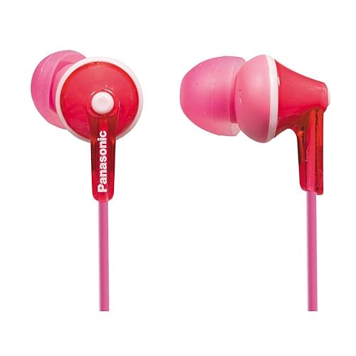 Panasonic Wired Earphones - Wired, Pink (RP-HJE125-P)