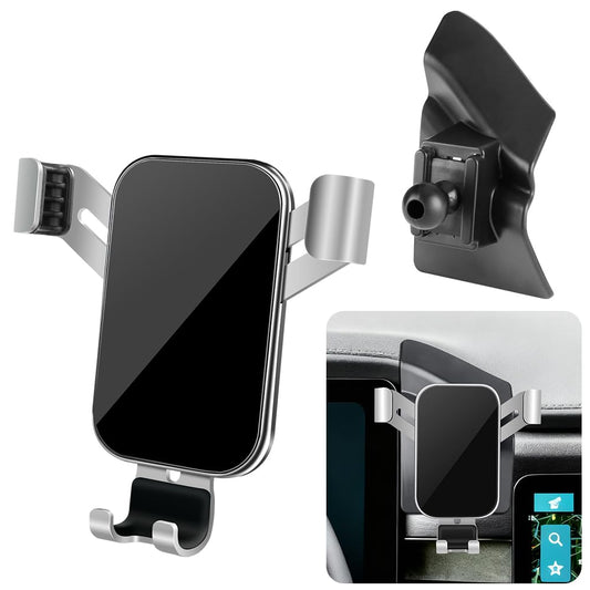 LUNQIN Car Phone Holder for Rivian R1S R1T 2022 2023 2024 2025 2026 Auto Interior Accessories Best Cell Phones Mount Cellphone Mobile Cradle Charging