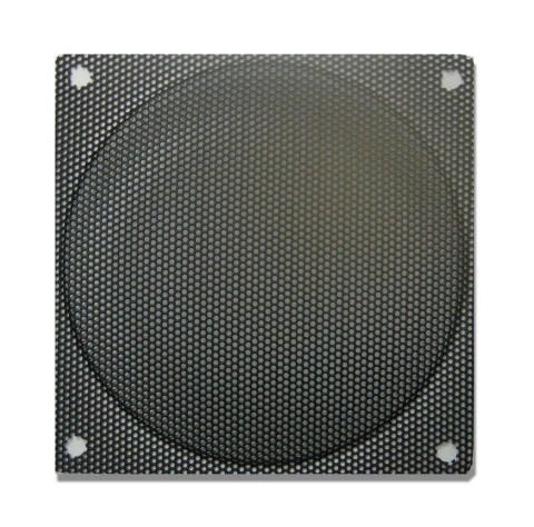 80mm Steel Mesh Filter/Grill Black