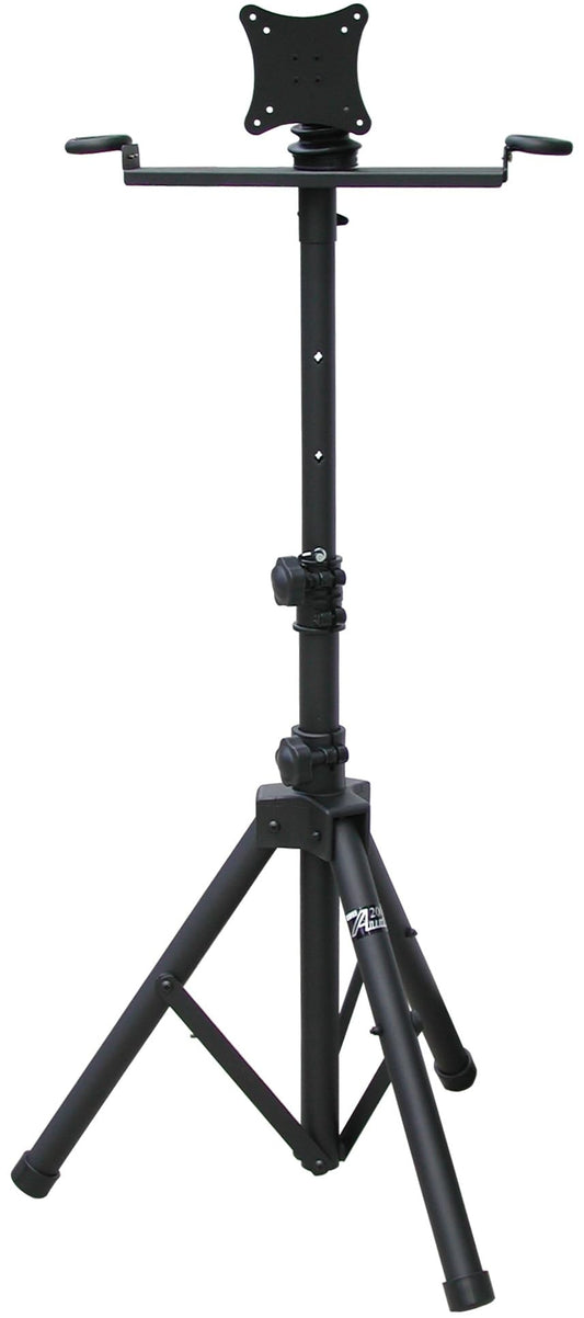 Audio2000'S S420Y Portable Flat Screen Panel LCD LED TV Monitor Stand with Foldable Tripod Legs, Including a 100 X 100 mm Standard VESA Mounting Plate