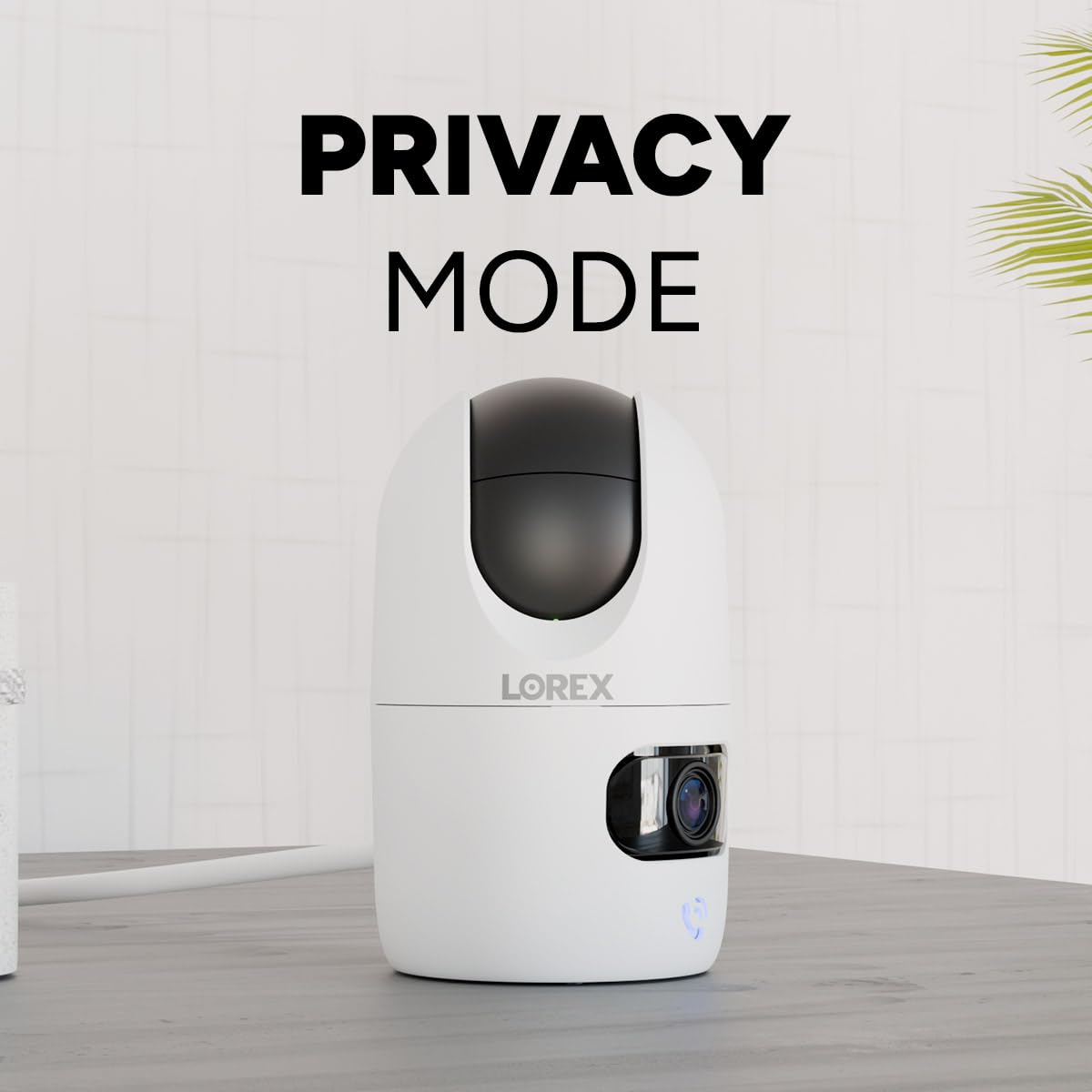 Lorex Connect 2K Indoor Dual Lens Wi-Fi 6 Camera | New Connect App | 360° Pan-Tilt | Person & Pet Detection | Color Night Vision | Instant Call |