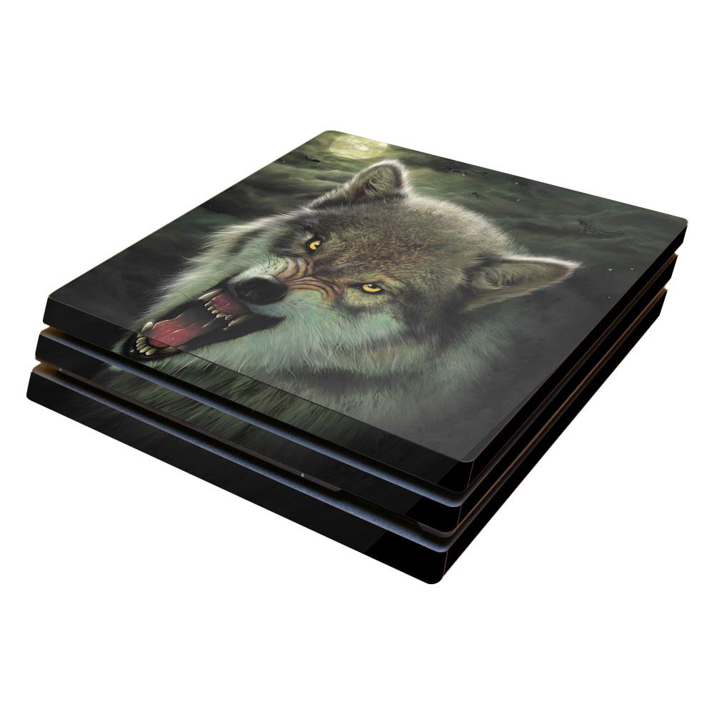 MightySkins Skin Compatible with Sony PS4 Pro Console - Night Breed | Protective, Durable, and Unique Vinyl Decal wrap Cover | Easy to Apply, Remove