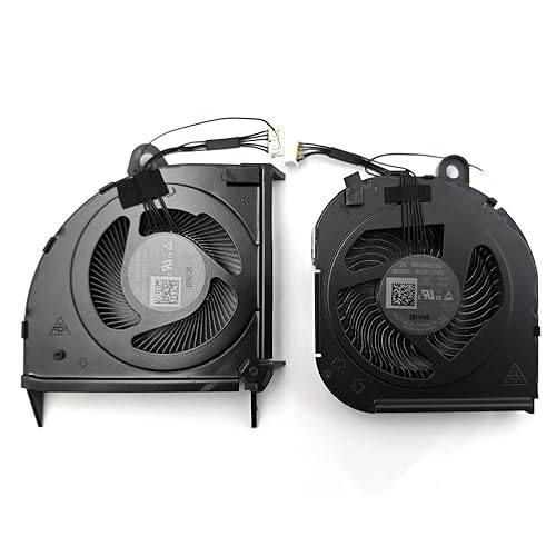 KGIGIBE Replacement CPU & GPU Cooling Fan for Lenovo Thinkpad P15 Gen 2 T15g Gen 2 Series Laptop CPU GPU Cooling Fan 12V 5H41B77200