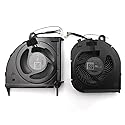 KGIGIBE Replacement CPU & GPU Cooling Fan for Lenovo Thinkpad P15 Gen 2 T15g Gen 2 Series Laptop CPU GPU Cooling Fan 12V 5H41B77200