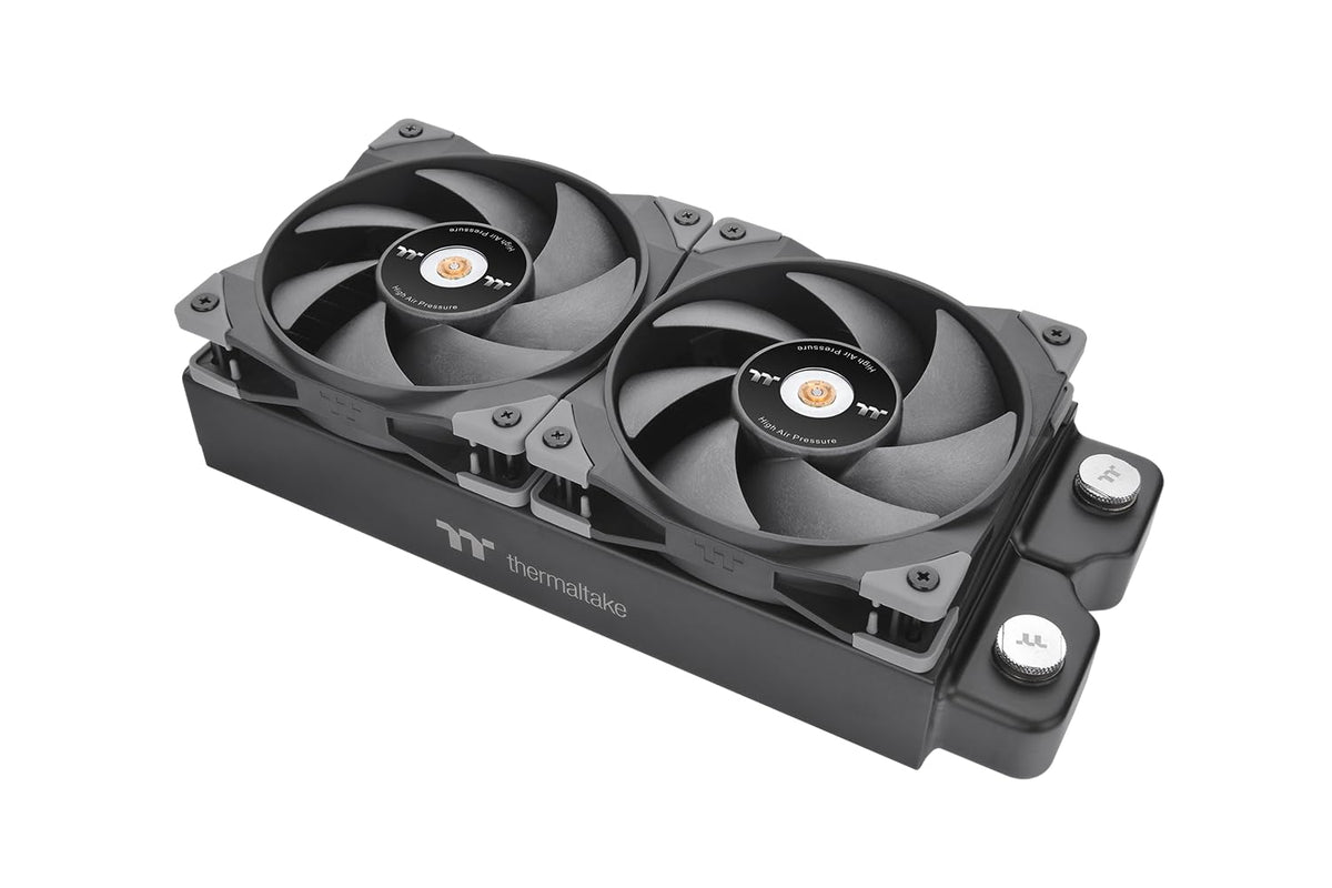 Thermaltake SWAFAN GT12 PC Cooling Fan, 3 Types of Detachable Fan Blades, High Pressure/High Air Flow/Reversed (Single Fan Pack) CL-F155-PL12BL-A