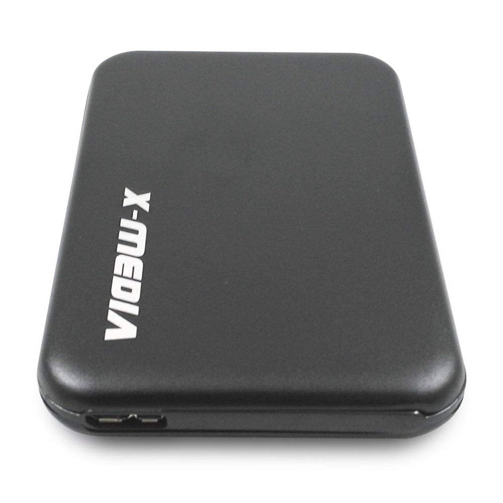 X-MEDIA 2.5-Inch Tool-Free USB 3.0 SATA Aluminum Hard Disk Drive HDD External Enclosure Case [XM-EN2251U3-BK]