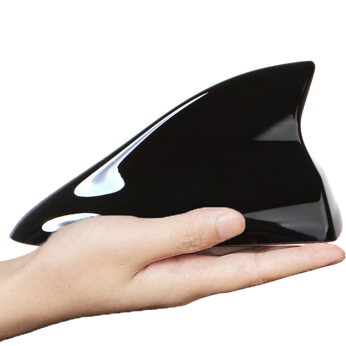 for (RAV4 2009-2015) Shark Fin Antenna, Car Radio FM/AM Aerials, Auto Parts, Vehicle Electronics Accessories, for Toyota Rav4. (Standard Style, Black)