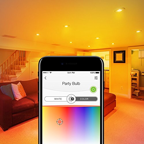 Kasa Smart Wi-Fi LED Light Bulb by TP-Link - Multicolor, Dimmable, A19, No Hub Required, Works with Alexa and Google Assistant (LB130)