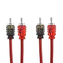 DS18 R16 RCA Cable Ultra Flex 16 Feet - 2-Male to 2-Male Stereo Audio Cables, 2RCA Male to 2RCA Male Stereo Cable for Home Theater, HDTV, Amplifiers