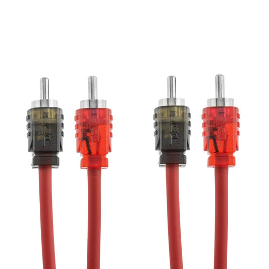 DS18 R16 RCA Cable Ultra Flex 16 Feet - 2-Male to 2-Male Stereo Audio Cables, 2RCA Male to 2RCA Male Stereo Cable for Home Theater, HDTV, Amplifiers