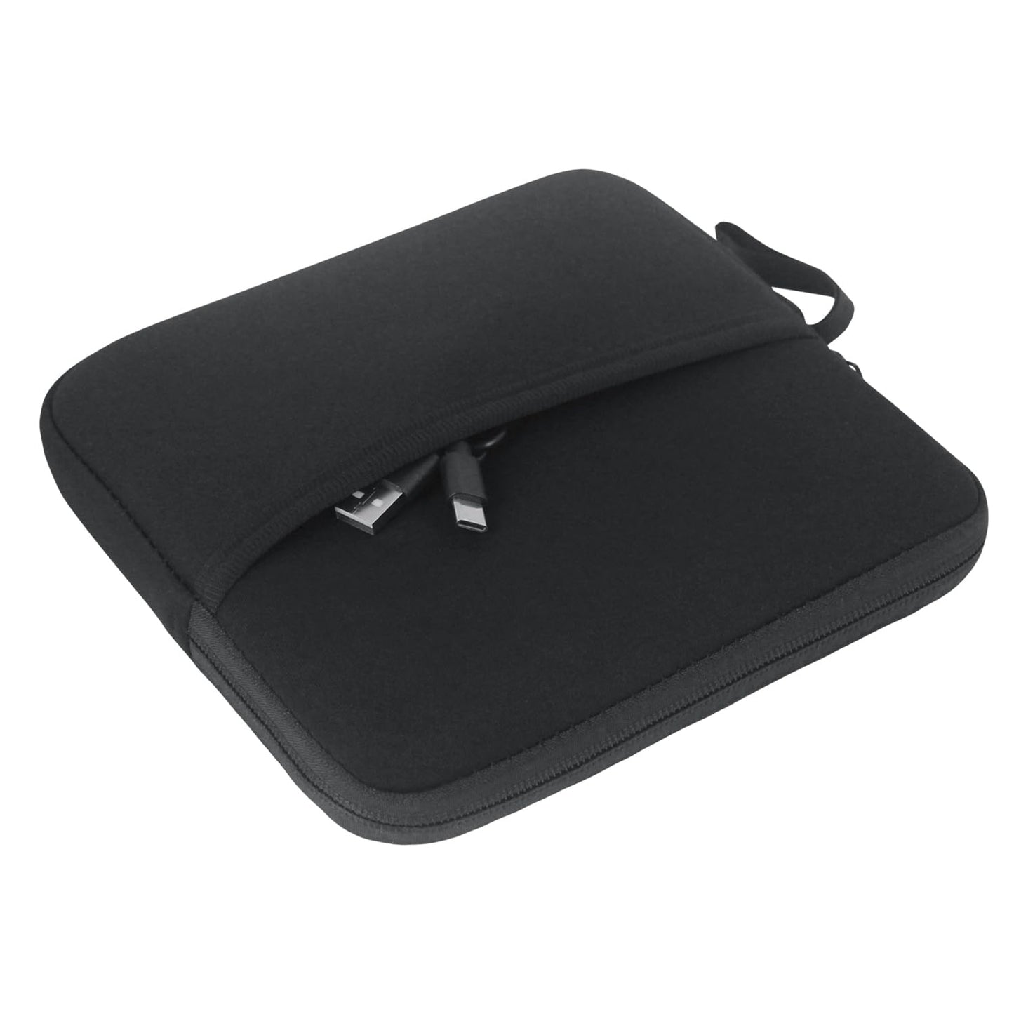 NUENSS-ROR External CD DVD Hard Drive Storage Sleeve Neoprene Portable Protective Carrying Case Pouch for DVD Player Writer Blu-Ray BlueFire