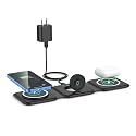 Wireless Charger 3 in 1,RTOPS Magnetic Traval Wireless Charging Station GaN Compatible with Apple Magsafe Multiple Devices