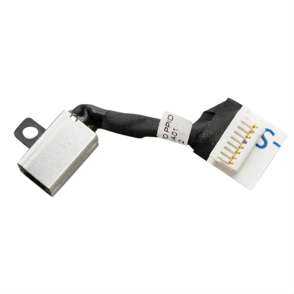 DC in Power Jack Charging Cable Connector Port Socket Wire Replacement for Dell Inspiron 15 5582 5583 5584 7580 / Latitude 3500 3400 3550 15.6"