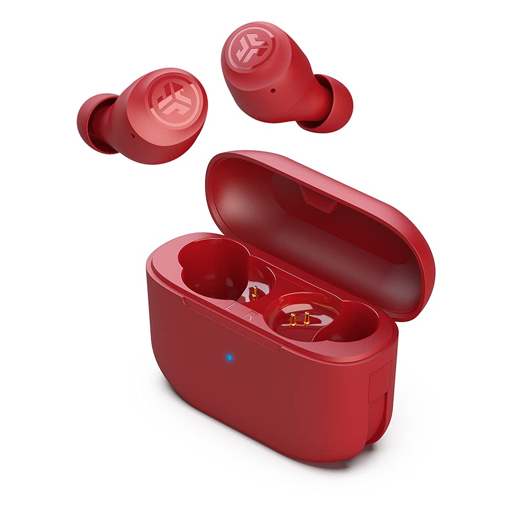 JLab, Go Air Pop, True Wireless Earbuds, Bluetooth 5.1, Dual Connect, IPX4, EQ3 Sound Settings, Rose