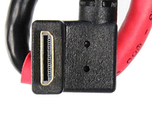 ALZO Short Cable Red for DSLR Cameras. Compatible with HDMI