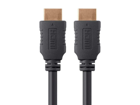 Monoprice HDMI High Speed Cable - 5 Feet - Black, 4K@60Hz, HDR, 18Gbps, YUV 4:4:4, 28AWG - Select Series