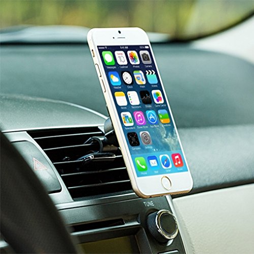 Premium Quality Magnetic Car Mount AC Air Vent Holder for Cricket Alcatel OneTouch Idol 3 - Cricket HTC Desire 626s - Cricket LG Escape 2 - Cricket LG