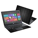 MightySkins Skin Compatible with Acer Aspire E15 ES1-511 15.6" Cover wrap Sticker Skins Black Wood