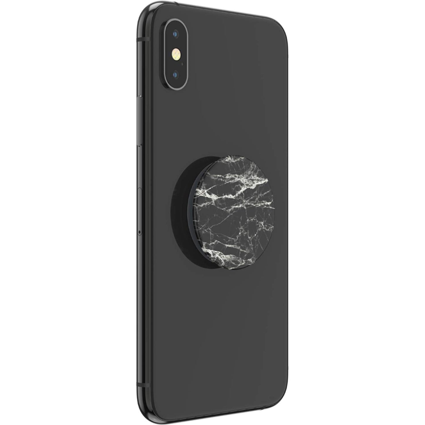 PopSockets Phone Grip with Expanding Kickstand, Adhesive Grip - Mod Marble Black