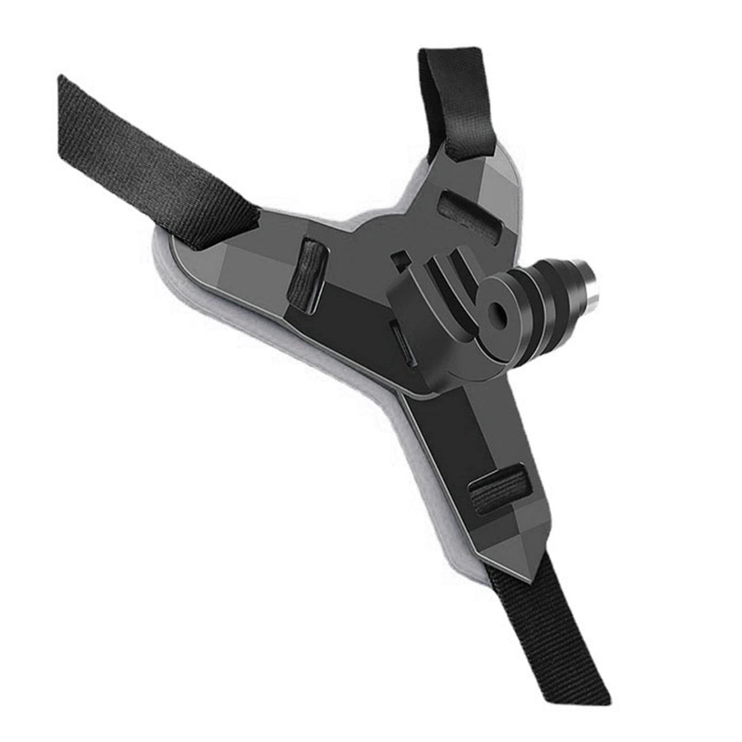 MBAFIT Helmet Chin Holder Bracket Motorcycle Chin Strap Mount for GoPro Hero 11 10 9 8,DJI OSMO Action, SJCAM,YI and Other Action Cam (Black)