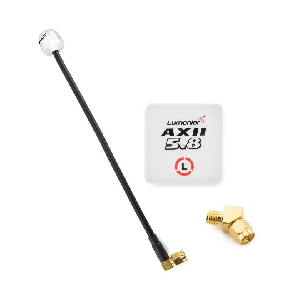 Lumenier AXII 2 Long Range Diversity Antenna Bundle 5.8GHz (LHCP) - 1 - White